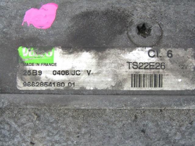 ZAGANJAC MOTORJA  OEM N. 9662854180 ORIGINAL REZERVNI DEL PEUGEOT 308 4A 4B 4C 4E 4H MK1 BER/SW/CC (2007 - 2013) DIESEL LETNIK 2009