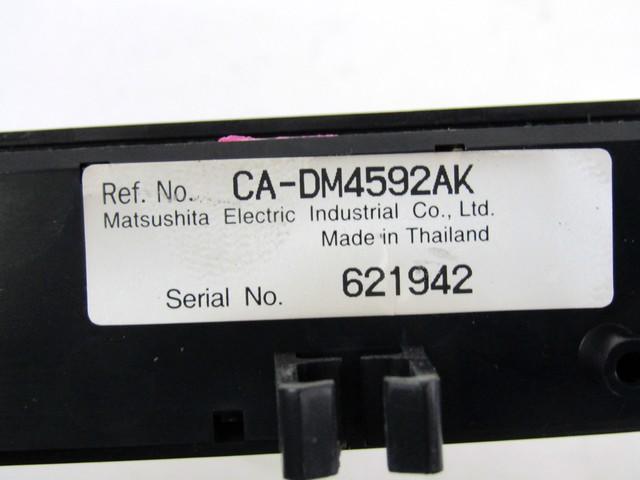 POTOVALNI RACUNALNIK OEM N. CA-DM4592AK ORIGINAL REZERVNI DEL MAZDA 6 GG GY (2003-2008) DIESEL LETNIK 2007