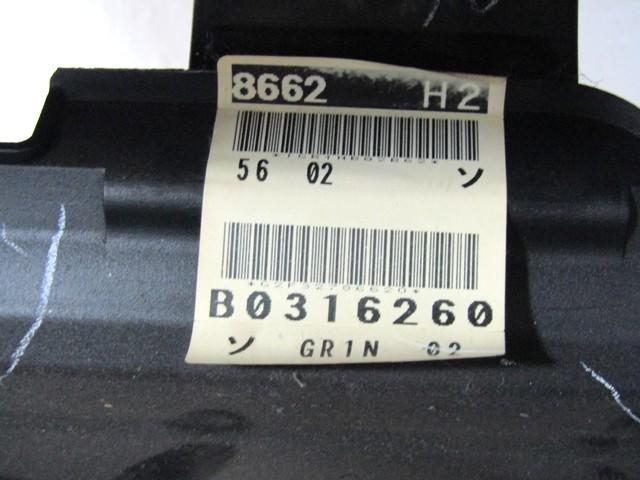ARMATURNA PLOSCA OEM N. GJ6A60350G02 ORIGINAL REZERVNI DEL MAZDA 6 GG GY (2003-2008) DIESEL LETNIK 2007