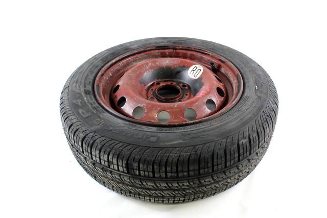 REZERVNO KOLO OEM N. 18431 RUOTA DI SCORTA NORMALE ORIGINAL REZERVNI DEL PEUGEOT 1007 KM (2005 - 2010)BENZINA LETNIK 2008