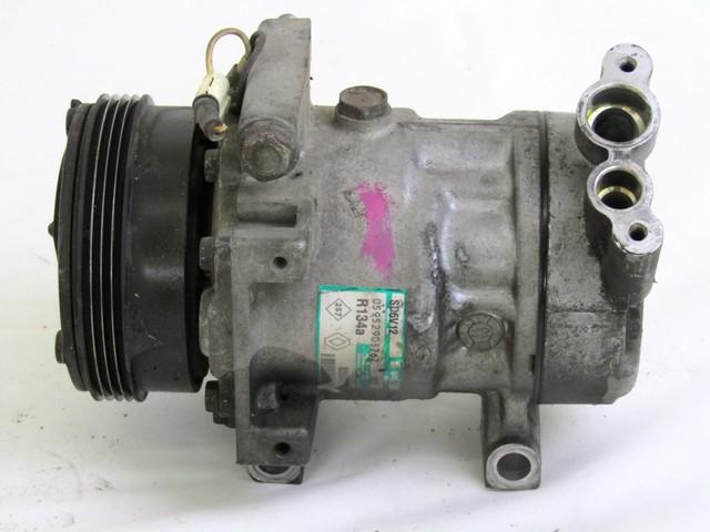 KOMPRESOR KLIME  OEM N. 8200037058 ORIGINAL REZERVNI DEL RENAULT CLIO BB CB MK2 R / CLIO STORIA (05/2001 - 2012) BENZINA LETNIK 2002