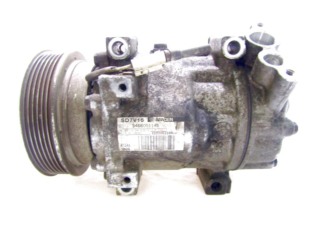 KOMPRESOR KLIME  OEM N. 926006229R ORIGINAL REZERVNI DEL DACIA SANDERO MK1 (2008 - 2012) DIESEL LETNIK 2011