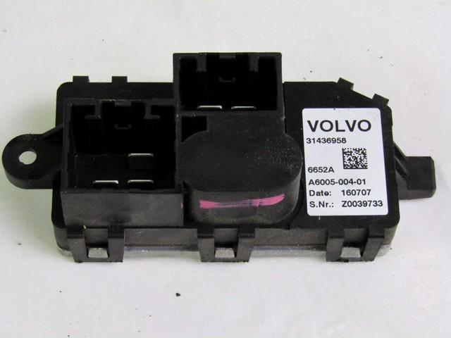 REGULATOR PREZRACEVANJA OEM N. 31436958 ORIGINAL REZERVNI DEL VOLVO V40 MK1 525 526 (2012 - 2016)DIESEL LETNIK 2016