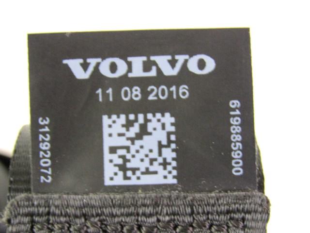 SAMOZATEZNI VARNOSTNI PAS OEM N. 31292072 ORIGINAL REZERVNI DEL VOLVO V40 MK1 525 526 (2012 - 2016)DIESEL LETNIK 2016