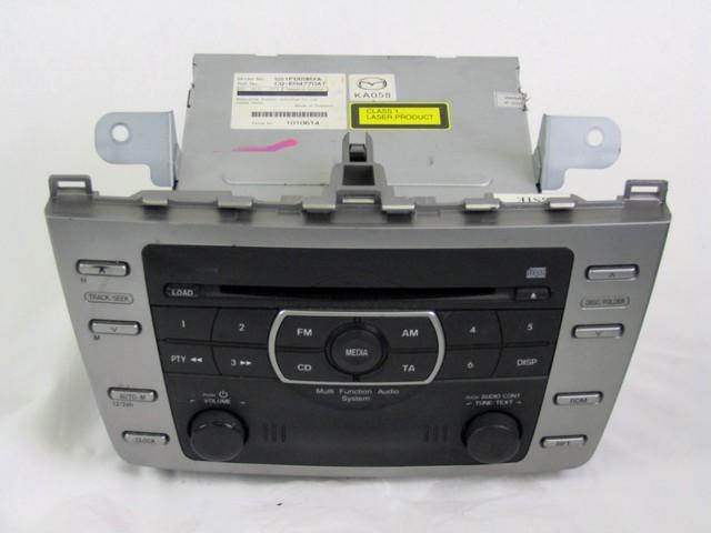 RADIO CD / OJACEVALNIK / IMETNIK HIFI OEM N. GS1F669RXA ORIGINAL REZERVNI DEL MAZDA 6 GH (2008 - 2013) DIESEL LETNIK 2009