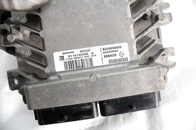 KOMPLET ODKLEPANJE IN VZIG  OEM N. 7197 KIT ACCENSIONE AVVIAMENTO ORIGINAL REZERVNI DEL DACIA SANDERO MK1 (2008 - 2012) BENZINA/GPL LETNIK 2009