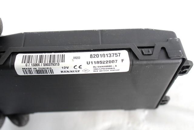 KOMPLET ODKLEPANJE IN VZIG  OEM N. 7197 KIT ACCENSIONE AVVIAMENTO ORIGINAL REZERVNI DEL DACIA SANDERO MK1 (2008 - 2012) BENZINA/GPL LETNIK 2009