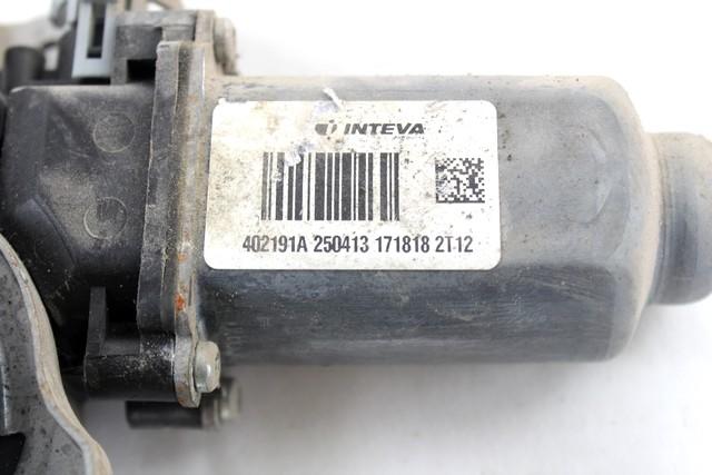 MEHANIZEM DVIGA ZADNJIH STEKEL  OEM N. 11136 SISTEMA ALZACRISTALLO PORTA POSTERIORE ELETT ORIGINAL REZERVNI DEL NISSAN QASHQAI J10E (03/2010 - 2013) DIESEL LETNIK 2013