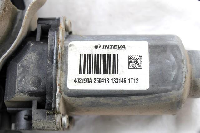 MEHANIZEM DVIGA ZADNJIH STEKEL  OEM N. 11136 SISTEMA ALZACRISTALLO PORTA POSTERIORE ELETT ORIGINAL REZERVNI DEL NISSAN QASHQAI J10E (03/2010 - 2013) DIESEL LETNIK 2013