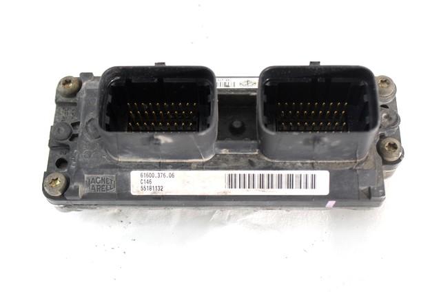 OSNOVNA KRMILNA ENOTA DDE / MODUL ZA VBRIZGAVANJE OEM N. 55181132 ORIGINAL REZERVNI DEL FIAT PUNTO 188 188AX MK2 (1999 - 2003) BENZINA LETNIK 2003