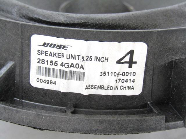 ZVOCNIKI OEM N. 281554GA0A ORIGINAL REZERVNI DEL NISSAN X-TRAIL T32 R MK3 R (2017 - 2020) DIESEL LETNIK 2018