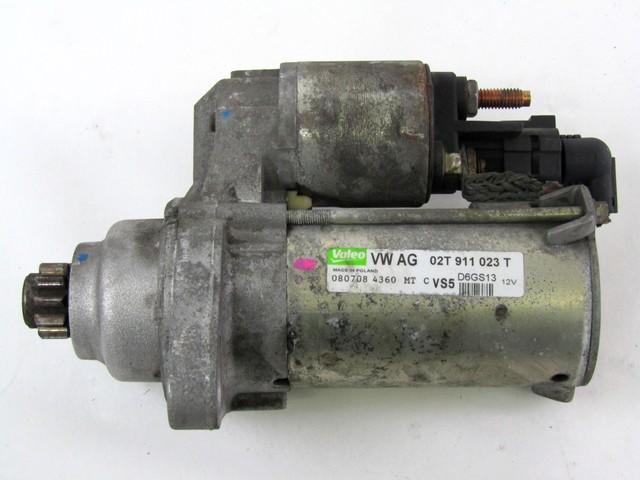 ZAGANJAC MOTORJA  OEM N. 02T911023T ORIGINAL REZERVNI DEL VOLKSWAGEN GOLF PLUS 5M1 521 MK1 (2004 - 2009) BENZINA LETNIK 2008