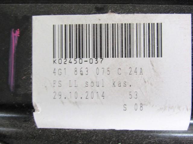 MONTA?NI DELI /  ARMATURNE PLOSCE SPODNJI OEM N. 4G1863075C ORIGINAL REZERVNI DEL AUDI A6 C7 BER/SW/ALLROAD (2011 - 2018)DIESEL LETNIK 2014