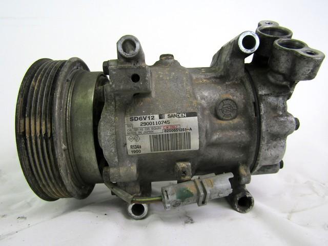 KOMPRESOR KLIME  OEM N. 8200651251 ORIGINAL REZERVNI DEL RENAULT KANGOO KW0/1 MK2 (2008 - 2013)DIESEL LETNIK 2008