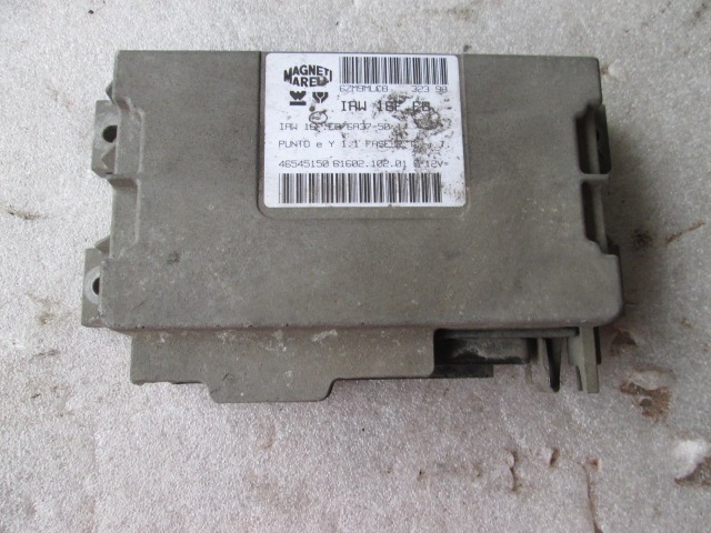 OSNOVNA KRMILNA ENOTA DDE / MODUL ZA VBRIZGAVANJE OEM N. 6ZM9MLC8 ORIGINAL REZERVNI DEL FIAT PUNTO 176 MK1/MK1 CABRIO (1993 - 08/1999) BENZINA LETNIK 1998