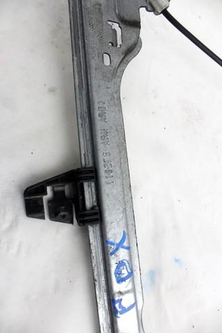 ROCNI SISTEM ZA DVIGOVANJE ZADNJEGA STEKLA  OEM N. 8200219259 ORIGINAL REZERVNI DEL RENAULT MODUS F/JP0 (2004 - 2008) BENZINA LETNIK 2005