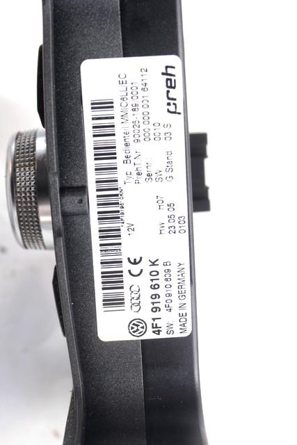 NADZOR RADIA / PLOSCA OEM N. 4F1919610K ORIGINAL REZERVNI DEL AUDI A6 C6 4F2 4FH 4F5 BER/SW/ALLROAD (07/2004 - 10/2008) DIESEL LETNIK 2005
