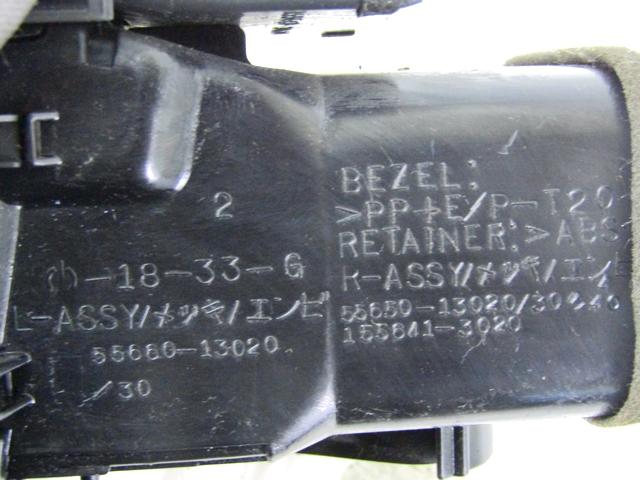 ODVOD ZRAKA OEM N. 5566013040B0 ORIGINAL REZERVNI DEL TOYOTA COROLLA VERSO E12 (2001 - 2004) DIESEL LETNIK 2002