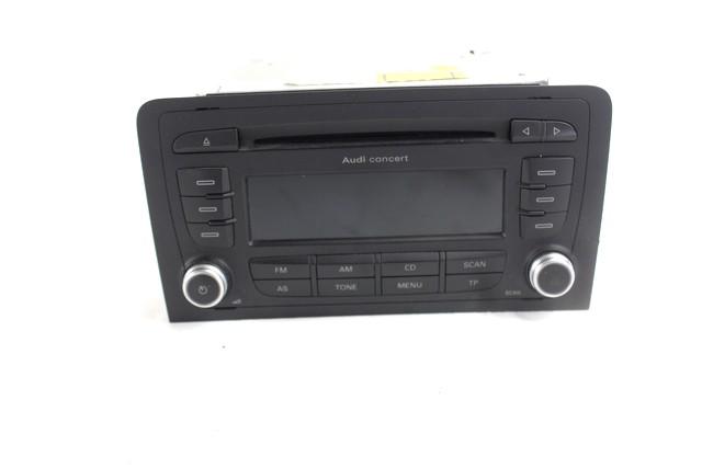 RADIO CD / OJACEVALNIK / IMETNIK HIFI OEM N. 8P0035186AB ORIGINAL REZERVNI DEL AUDI A3 MK2R 8P 8PA 8P1 8P7 (2008 - 2012)DIESEL LETNIK 2010