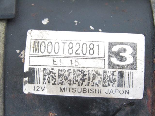 ZAGANJAC MOTORJA  OEM N. M000T82081 ORIGINAL REZERVNI DEL PEUGEOT 206 / 206 CC 2A/C 2D 2E/K (1998 - 2003) BENZINA LETNIK 2001