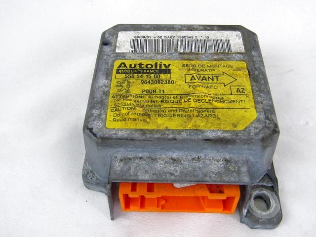 KIT AIRBAG KOMPLET OEM N. 14399 KIT AIRBAG COMPLETO ORIGINAL REZERVNI DEL PEUGEOT 206 / 206 CC 2A/C 2D 2E/K (1998 - 2003) BENZINA LETNIK 2001