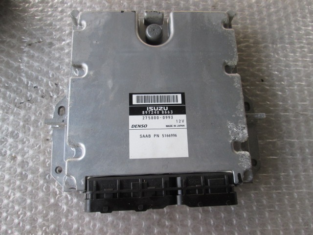 OSNOVNA KRMILNA ENOTA DDE / MODUL ZA VBRIZGAVANJE OEM N. 897240 ORIGINAL REZERVNI DEL SAAB 9-5 YS3E BER/SW (2001 - 2007) DIESEL LETNIK 2002