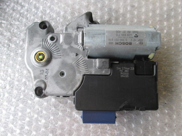 MOTOR POMICNE STREHE / SENCNIKI OEM N. 390201656 ORIGINAL REZERVNI DEL SAAB 9-5 YS3E BER/SW (2001 - 2007) DIESEL LETNIK 2002