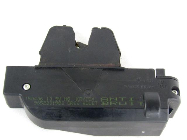 ZAKLEPANJE PRTLJA?NIH VRAT  OEM N. 9652301980 ORIGINAL REZERVNI DEL CITROEN C4 MK1 / COUPE L LC (2004 - 08/2009) DIESEL LETNIK 2006