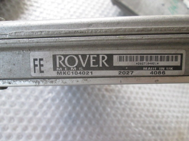 OSNOVNA KRMILNA ENOTA DDE / MODUL ZA VBRIZGAVANJE OEM N. MKC104021 ORIGINAL REZERVNI DEL ROVER 200 RF (11/1995 - 12/1999)BENZINA LETNIK 1997