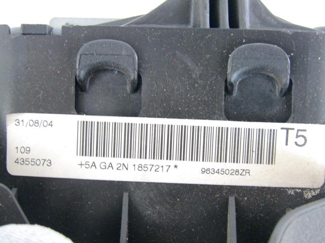 AIRBAG VOLAN OEM N. 96345028ZR ORIGINAL REZERVNI DEL PEUGEOT 307 3A/B/C/E/H BER/SW/CABRIO (2001 - 2009) DIESEL LETNIK 2006