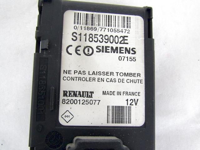 KOMPLET ODKLEPANJE IN VZIG  OEM N. 28380 KIT ACCENSIONE AVVIAMENTO ORIGINAL REZERVNI DEL RENAULT SCENIC/GRAND SCENIC JM0/1 MK2 (2003 - 2009) BENZINA/GPL LETNIK 2007