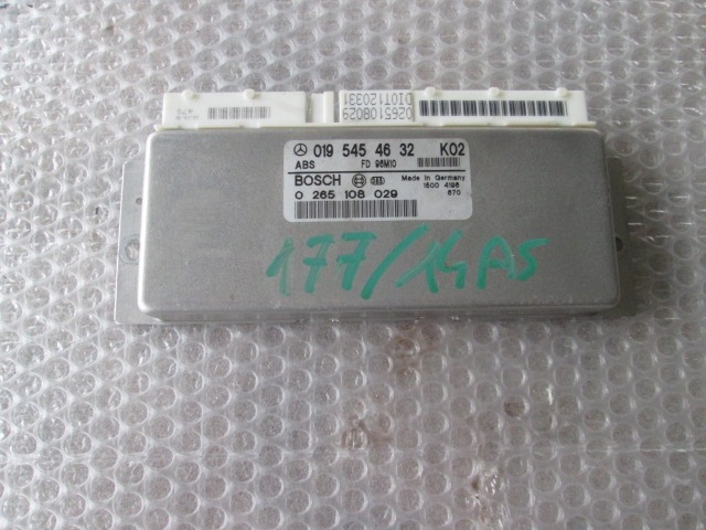 KONTROLA ABS ZAVORE ENOTA  OEM N. 195454632 ORIGINAL REZERVNI DEL MERCEDES CLASSE C W202 S202 BER/SW  (1993 - 2000) DIESEL LETNIK 1996