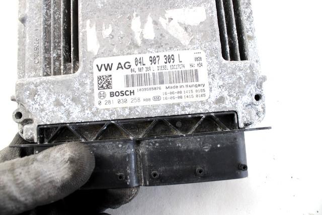 OSNOVNA KRMILNA ENOTA DDE / MODUL ZA VBRIZGAVANJE OEM N. 04L907309L ORIGINAL REZERVNI DEL AUDI A4 B9 BER/SW/ALLROAD (2015 - 2019)DIESEL LETNIK 2016