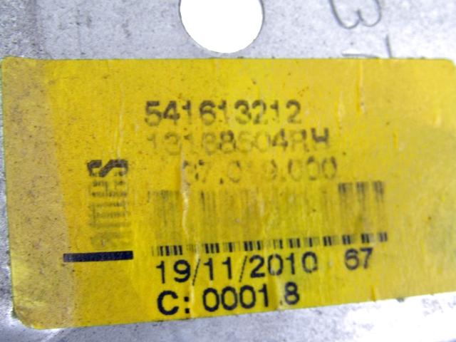 ROCNI SISTEM ZA DVIGOVANJE ZADNJEGA STEKLA  OEM N. 13188504 ORIGINAL REZERVNI DEL OPEL CORSA D S07 (2006 - 2011) DIESEL LETNIK 2011