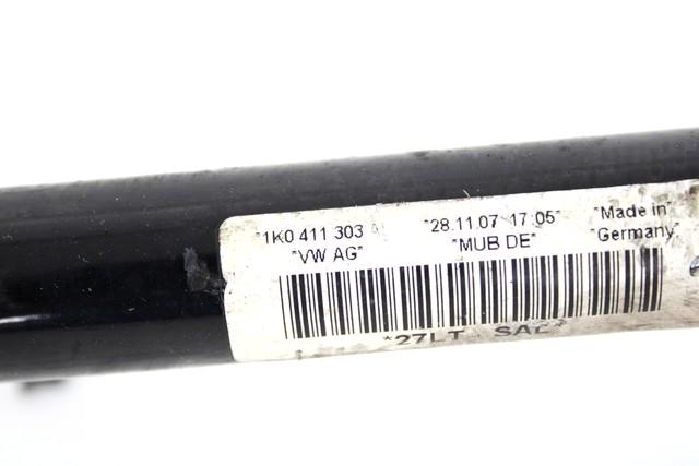 SPREDNJI STABILIZATOR OEM N. 1K0411303AL ORIGINAL REZERVNI DEL SKODA OCTAVIA MK2 1Z3 MK2 BER/SW (2004 - 2008)DIESEL LETNIK 2008