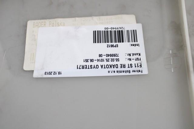 LATVIJSKI STRANSKI SEDEZI ZA ZADNJE SEDEZE OEM N. 59780 FIANCHETTI LATERALI SEDILI POSTERIORI ORIGINAL REZERVNI DEL BMW SERIE 5 F10 F11 (2010 - 2017) DIESEL LETNIK 2014