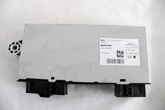 KONTROLA UDOBJA (BLUE & ME) OEM N. 61359339274 ORIGINAL REZERVNI DEL BMW SERIE 5 F10 F11 (2010 - 2017) DIESEL LETNIK 2014
