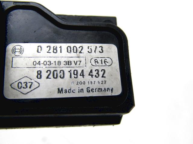 TLAK IZPUSNIH PLINOV SENZORJA OEM N. 8200194432 ORIGINAL REZERVNI DEL RENAULT MASTER JD FD ED HD UD MK2 R (2003 - 2010) DIESEL LETNIK 2004