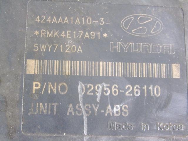 ABS AGREGAT S PUMPO OEM N. 02956-26110 ORIGINAL REZERVNI DEL HYUNDAI SANTA FE SM MK1 (2000 - 2006) DIESEL LETNIK 2005