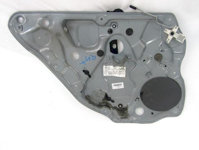 ROCNI SISTEM ZA DVIGOVANJE ZADNJEGA STEKLA  OEM N. 6Q4839461 ORIGINAL REZERVNI DEL VOLKSWAGEN POLO 9N R (2005 - 10/2009) DIESEL LETNIK 2007