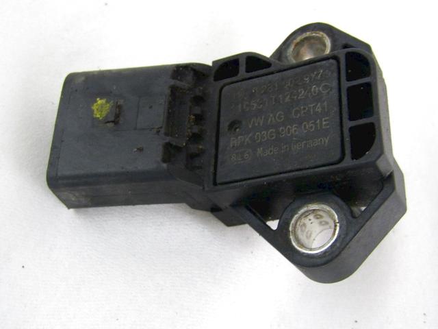 TLAK IZPUSNIH PLINOV SENZORJA OEM N. 03G906051E ORIGINAL REZERVNI DEL AUDI A3 MK2R 8P 8PA 8P1 8P7 (2008 - 2012)DIESEL LETNIK 2011