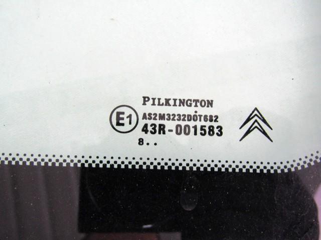 FIKSNO OKNO DESNO OEM N. 8569EZ ORIGINAL REZERVNI DEL CITROEN C4 MK1 / COUPE L LC (2004 - 08/2009) DIESEL LETNIK 2009