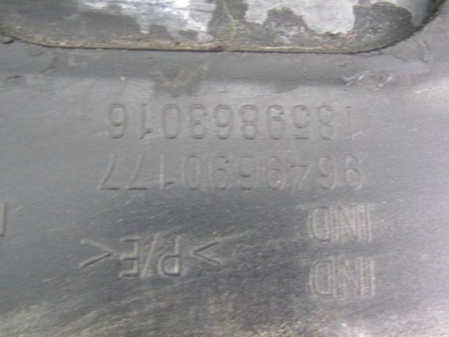 ZADNJI ODBIJAC OEM N. 9649690177 ORIGINAL REZERVNI DEL PEUGEOT 207 / 207 CC R WA WC WD WK (05/2009 - 2015) DIESEL LETNIK 2010