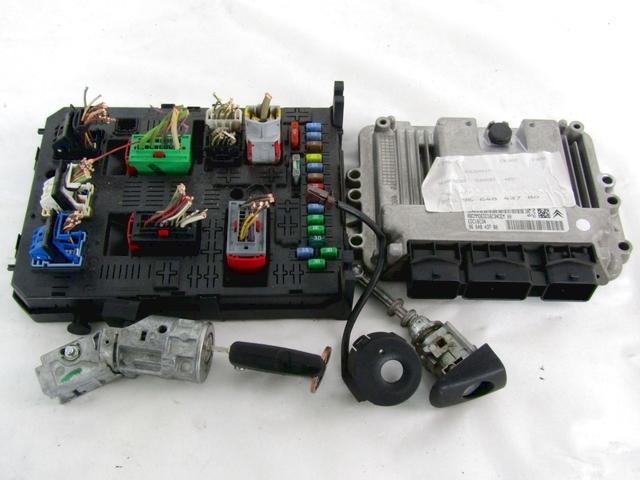 KOMPLET ODKLEPANJE IN VZIG  OEM N. 18336 KIT ACCENSIONE AVVIAMENTO ORIGINAL REZERVNI DEL CITROEN C4 MK1 / COUPE L LC (2004 - 08/2009) DIESEL LETNIK 2009