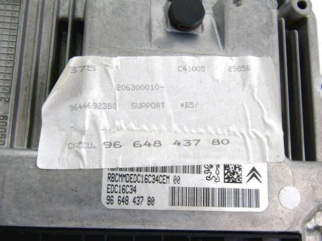 KOMPLET ODKLEPANJE IN VZIG  OEM N. 18336 KIT ACCENSIONE AVVIAMENTO ORIGINAL REZERVNI DEL CITROEN C4 MK1 / COUPE L LC (2004 - 08/2009) DIESEL LETNIK 2009