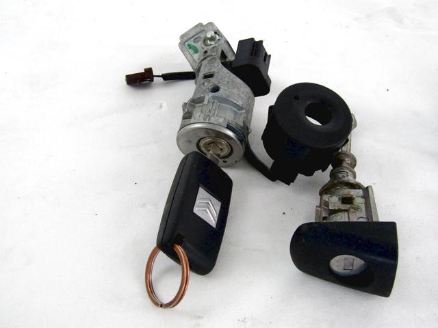 KOMPLET ODKLEPANJE IN VZIG  OEM N. 18336 KIT ACCENSIONE AVVIAMENTO ORIGINAL REZERVNI DEL CITROEN C4 MK1 / COUPE L LC (2004 - 08/2009) DIESEL LETNIK 2009