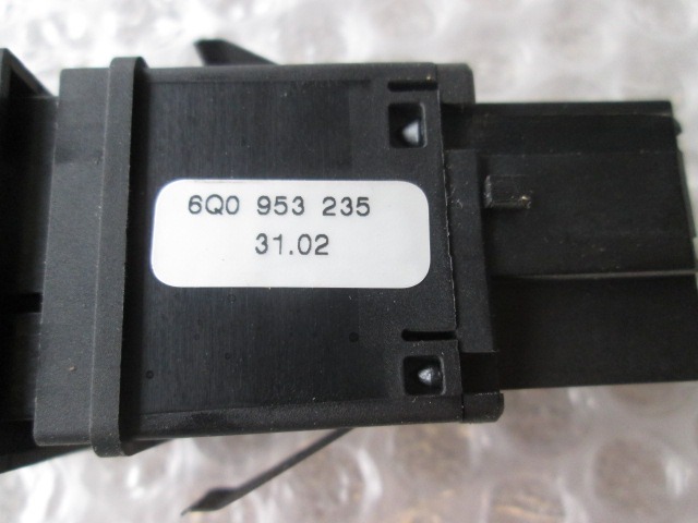 STIKALO VARNOSTNIH ZMIGAVCEV  OEM N. 6Q095325 ORIGINAL REZERVNI DEL VOLKSWAGEN POLO 9N R (2005 - 10/2009) BENZINA/GPL LETNIK 2005