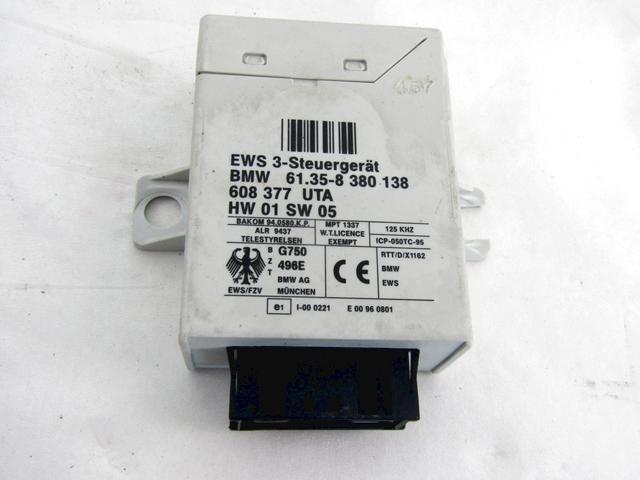 KOMPLET ODKLEPANJE IN VZIG  OEM N. 5104 KIT ACCENSIONE AVVIAMENTO ORIGINAL REZERVNI DEL BMW SERIE 7 E38 (1994 - 2001)BENZINA LETNIK 1998