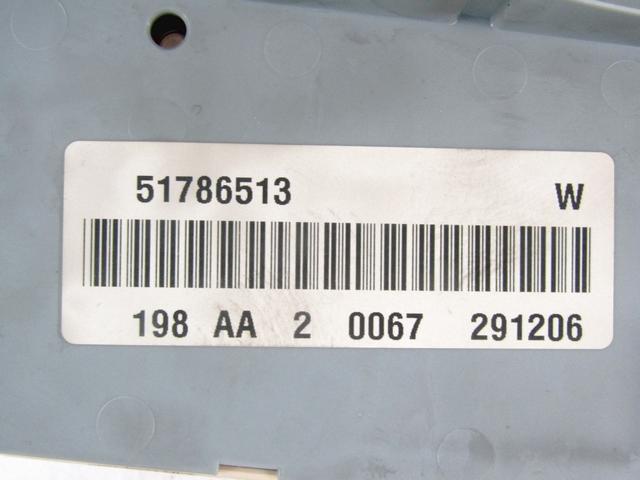 KOMPLET ODKLEPANJE IN VZIG  OEM N. 22544 KIT ACCENSIONE AVVIAMENTO ORIGINAL REZERVNI DEL FIAT BRAVO 198 (02/2007 - 2010) DIESEL LETNIK 2007