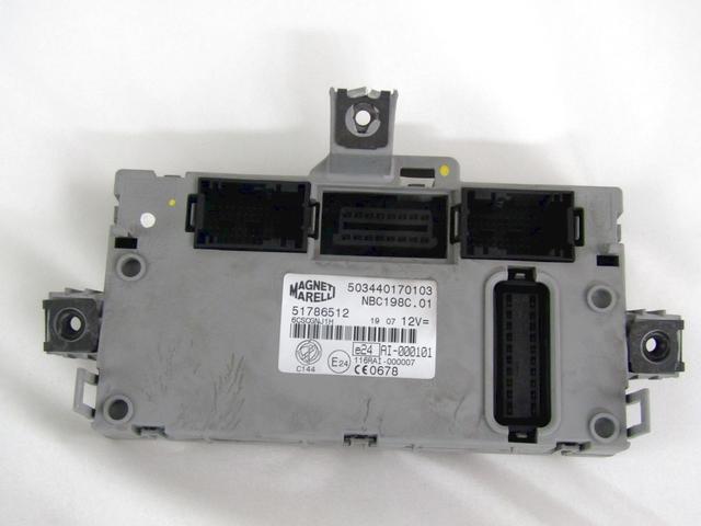KOMPLET ODKLEPANJE IN VZIG  OEM N. 22544 KIT ACCENSIONE AVVIAMENTO ORIGINAL REZERVNI DEL FIAT BRAVO 198 (02/2007 - 2010) DIESEL LETNIK 2007